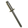 Irwin Blind Rivet, Dome Head, 1/4 in Dia., 1/2 in L, Stainless Steel Body, 1000 PK PTTD804